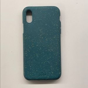 iPhone X green Pela case